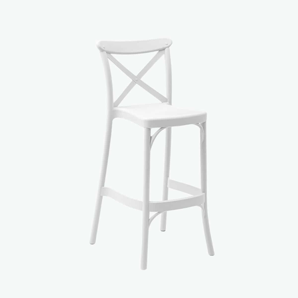 Capri Bar Chair - White