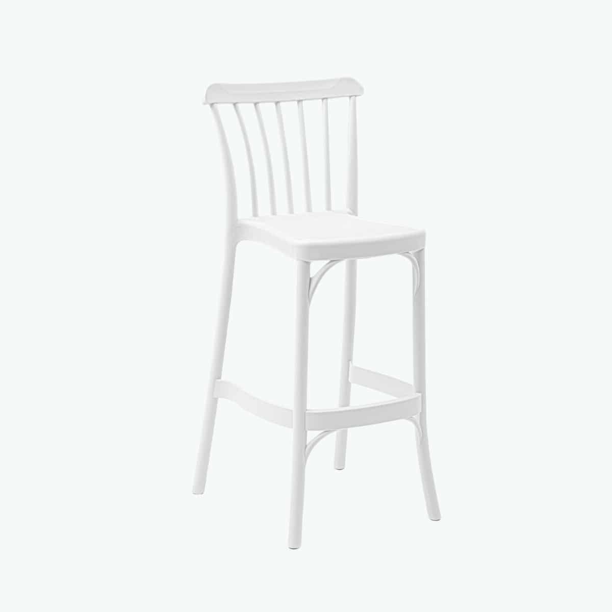Gozo Bar Chair - White
