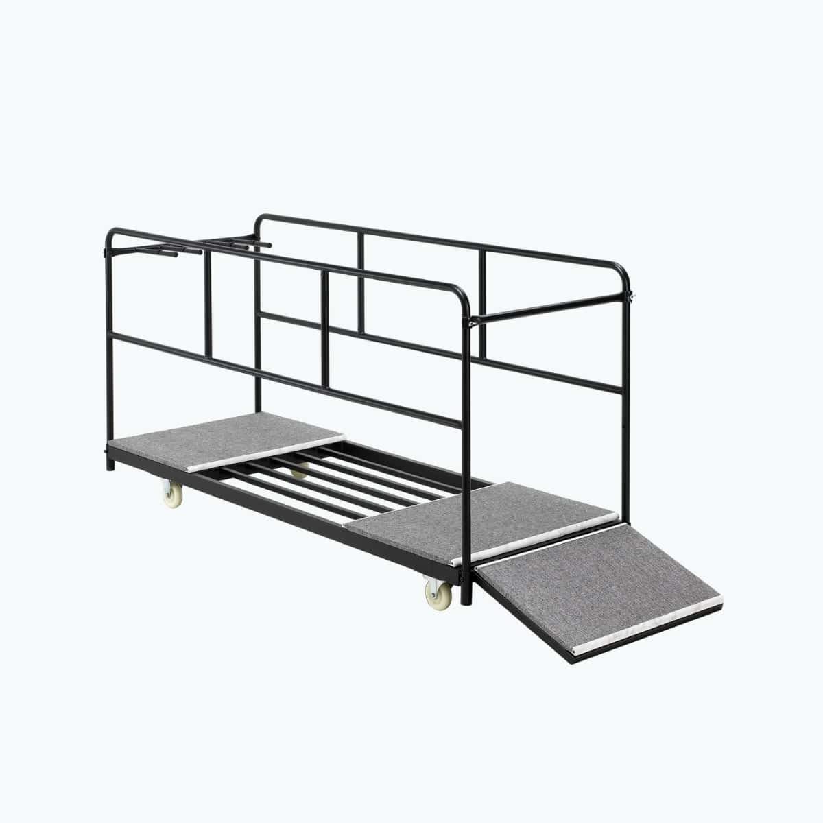 Premium Round Folding Table Trolley