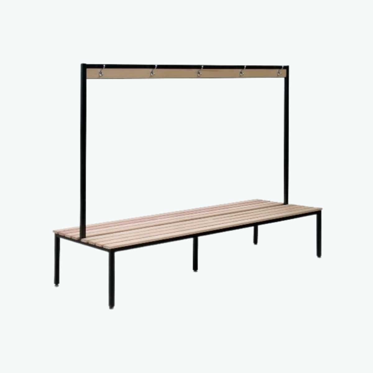 Utility Bench Seat With Hooks