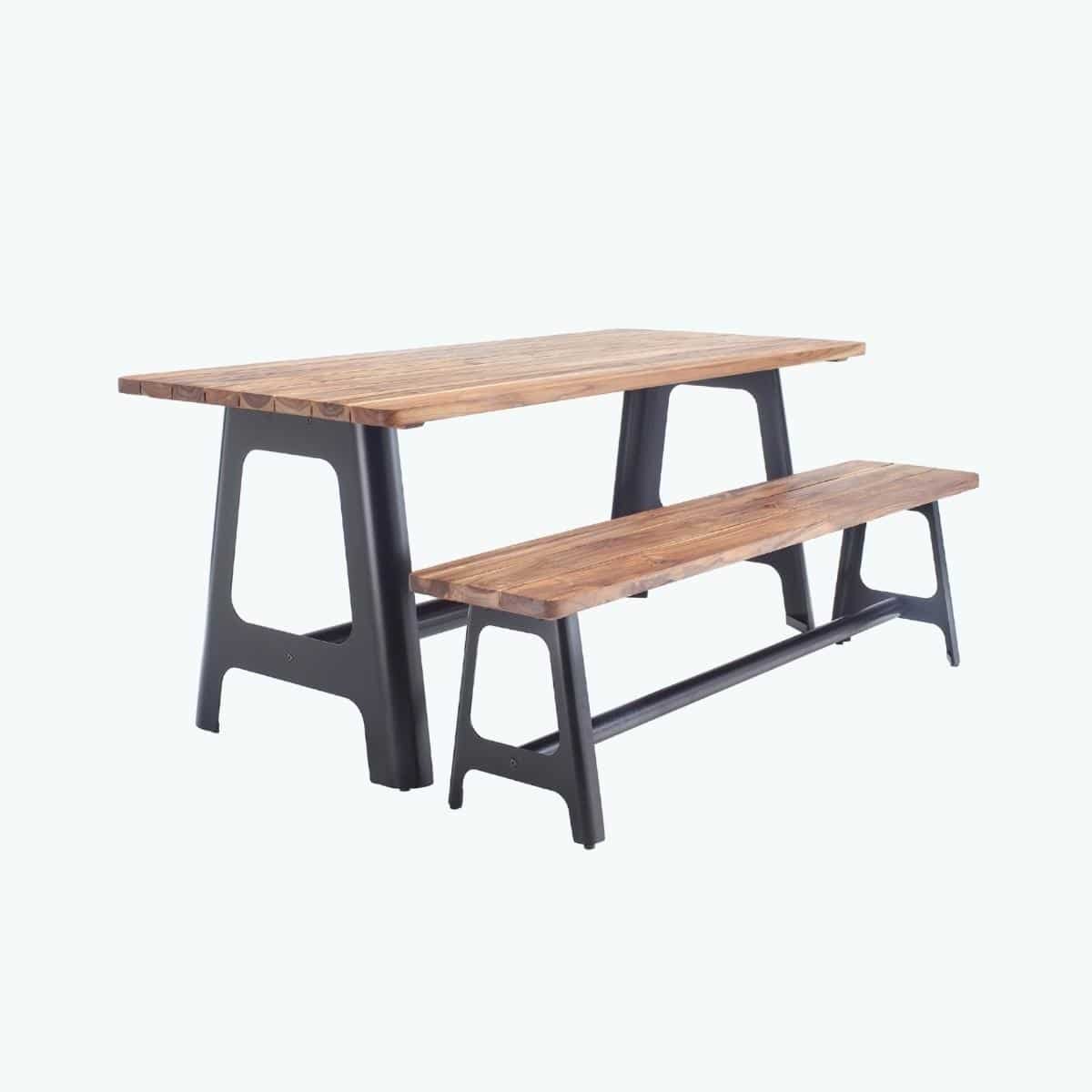 Craftsman Table & Bench Alfresco
