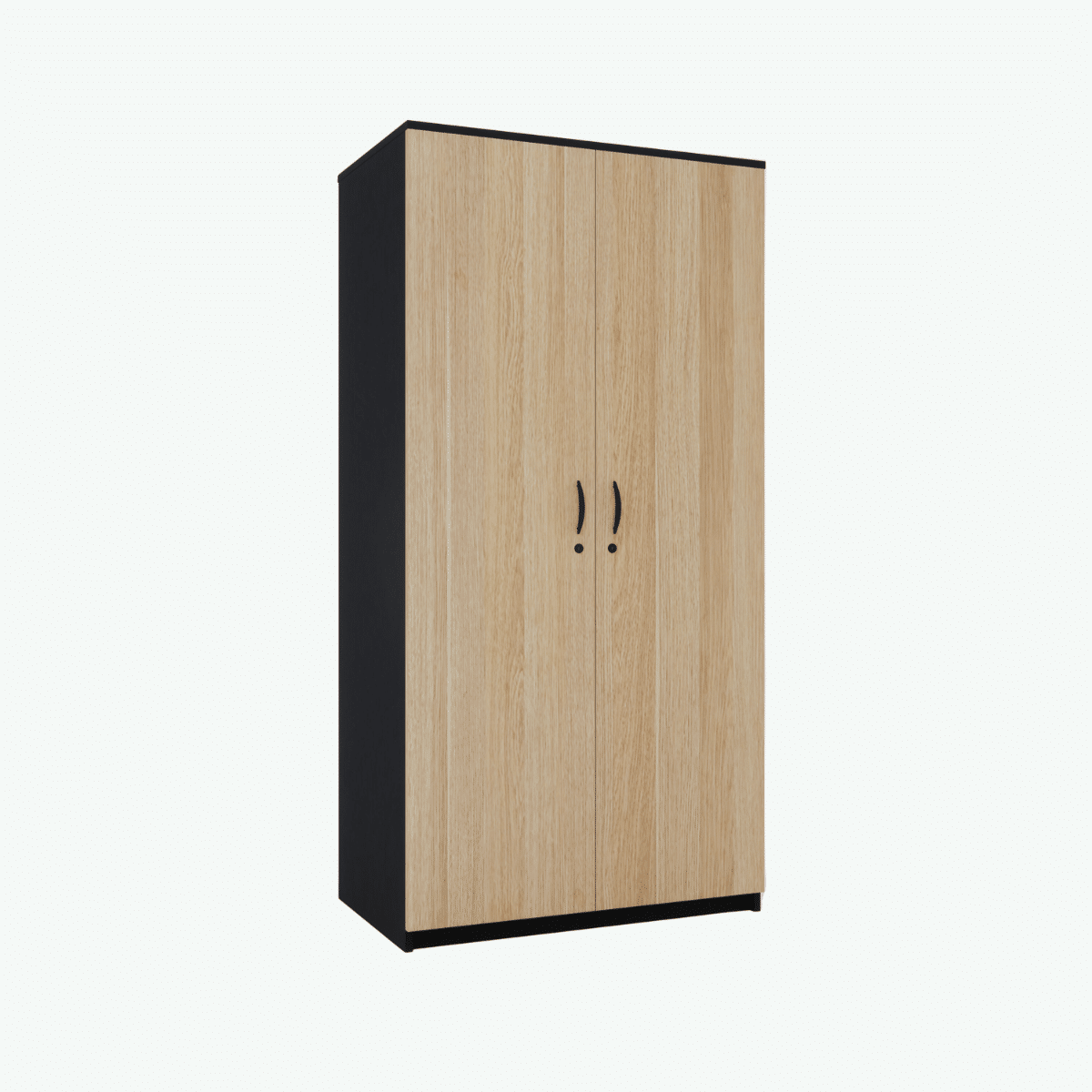 MCF 2 Door B2B Wardrobe - Terril & Classic Oak