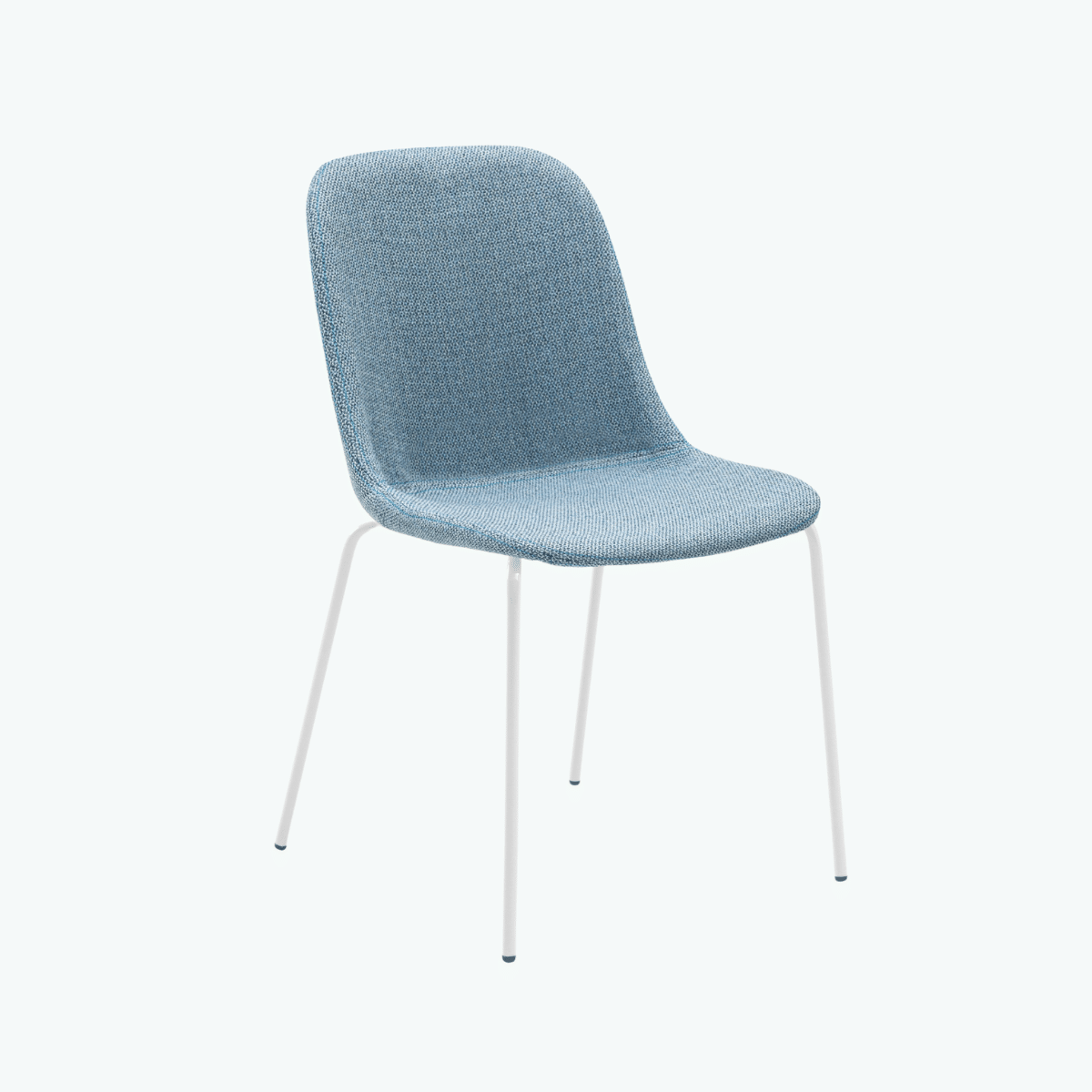 Shell-MP Pad Chair - Ice Blue