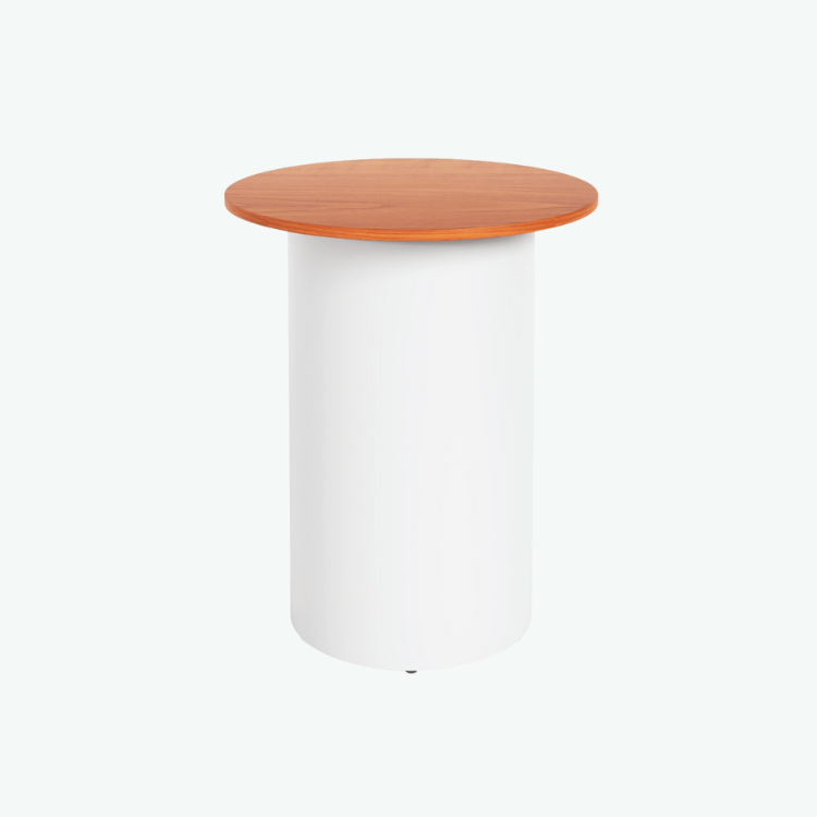 Drum-Base-High-Bar-Table-White-Base-Cherry-Top