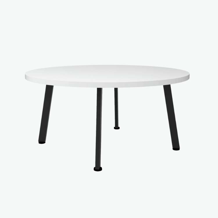 Eternity-Round-Coffee-Table-White-Top-Black-Legs