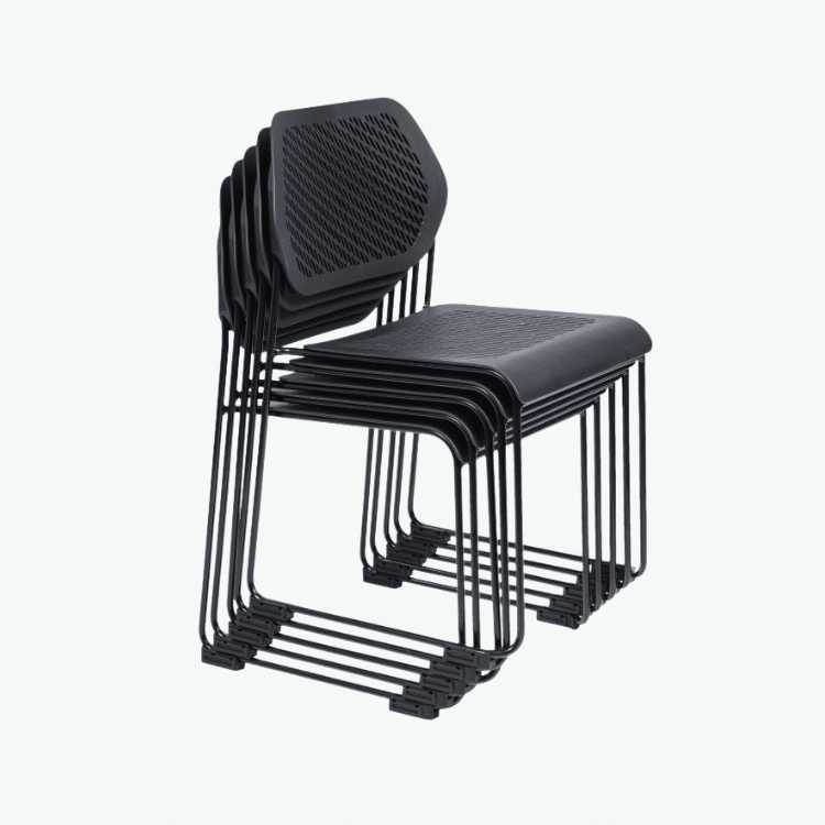 Frame-Chair-Black-Stackable
