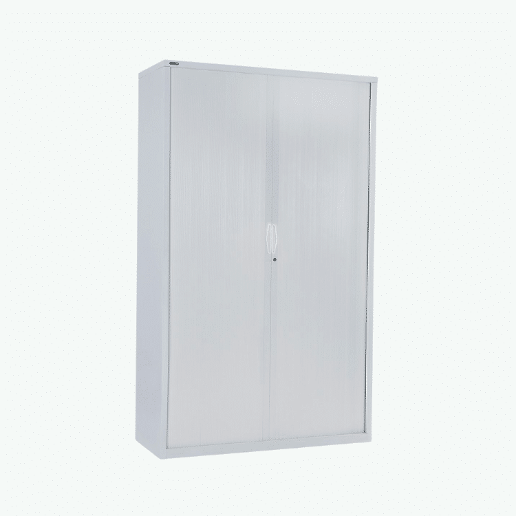 GO Tambour Door Cupboard - White China