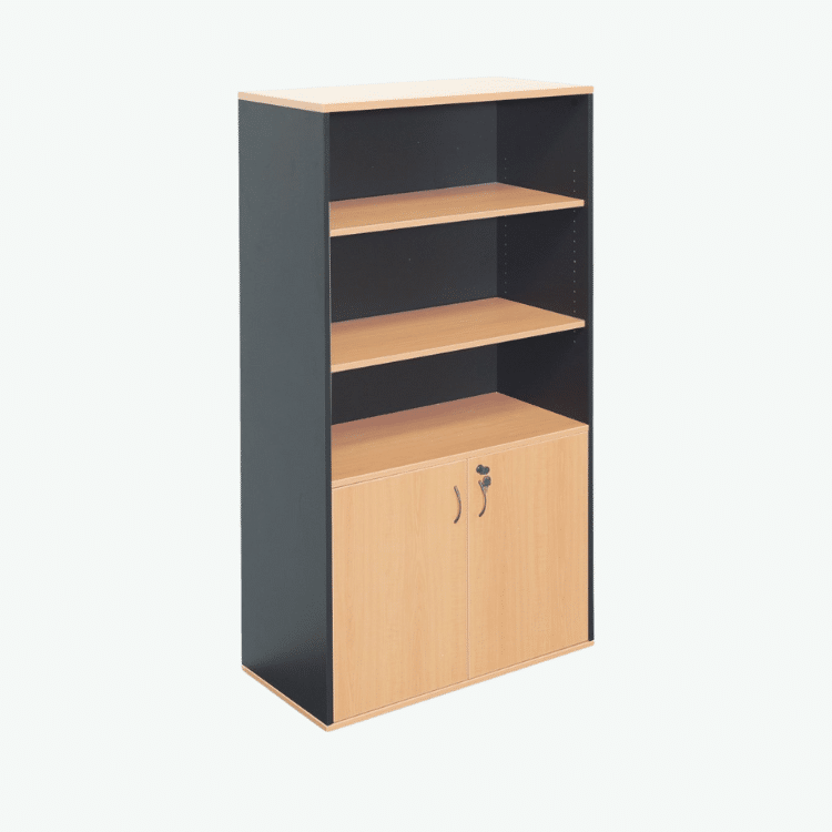 Rapid Worker Lockable Wall Unit - Beech