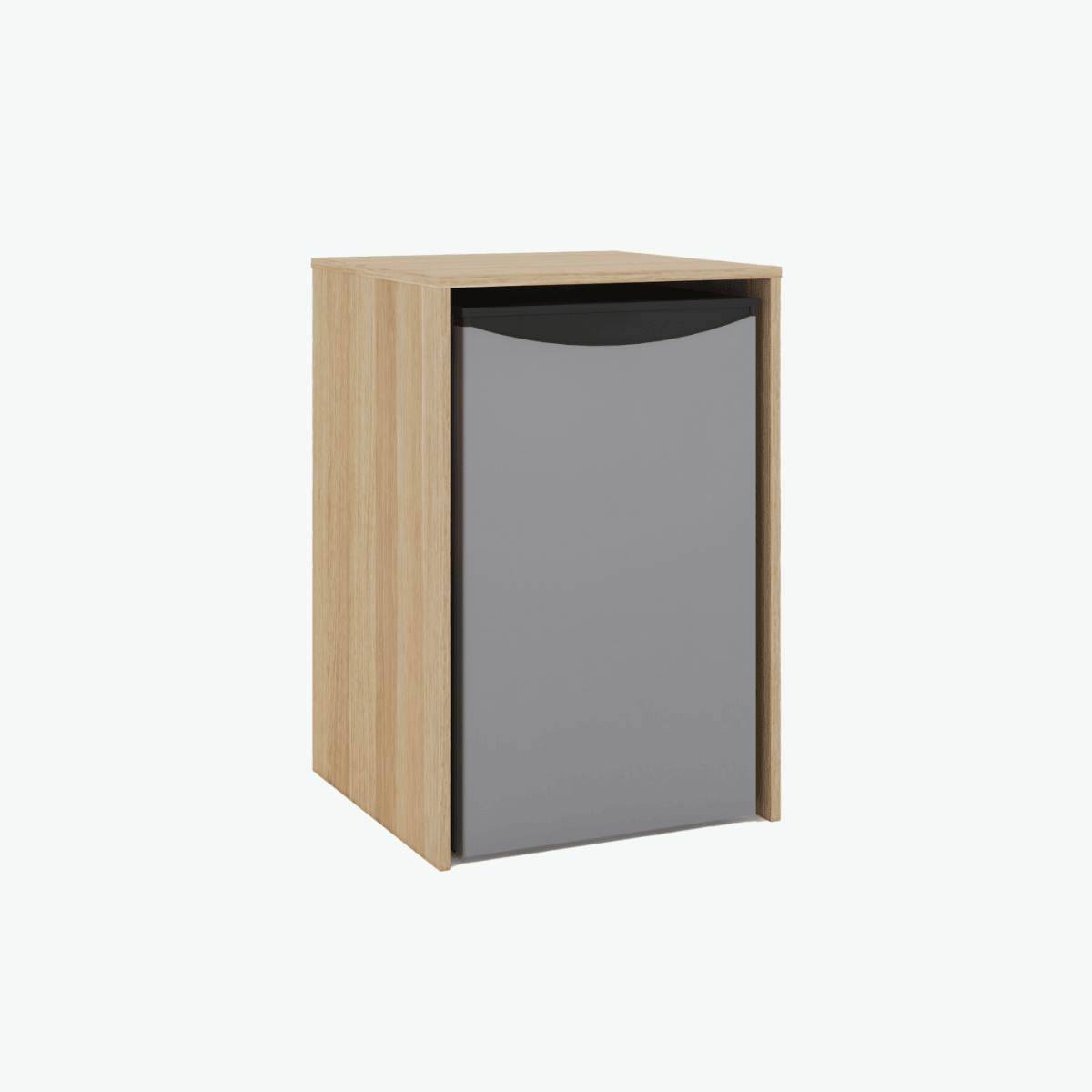 MCF Fridge Hutch - Natural Oak