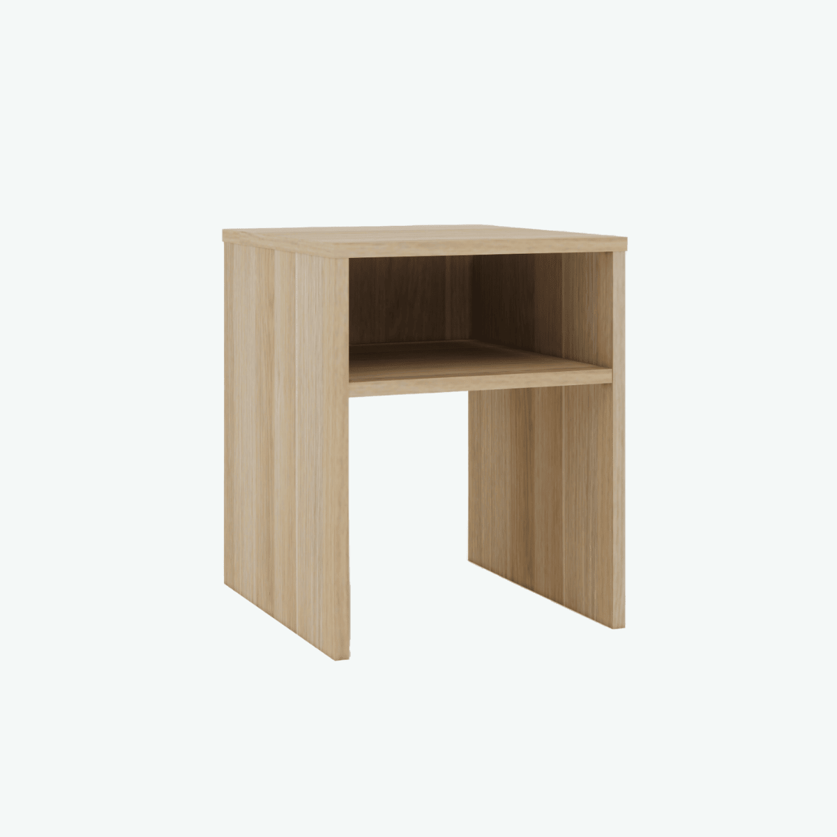 MCF Bedside Table With Shelf