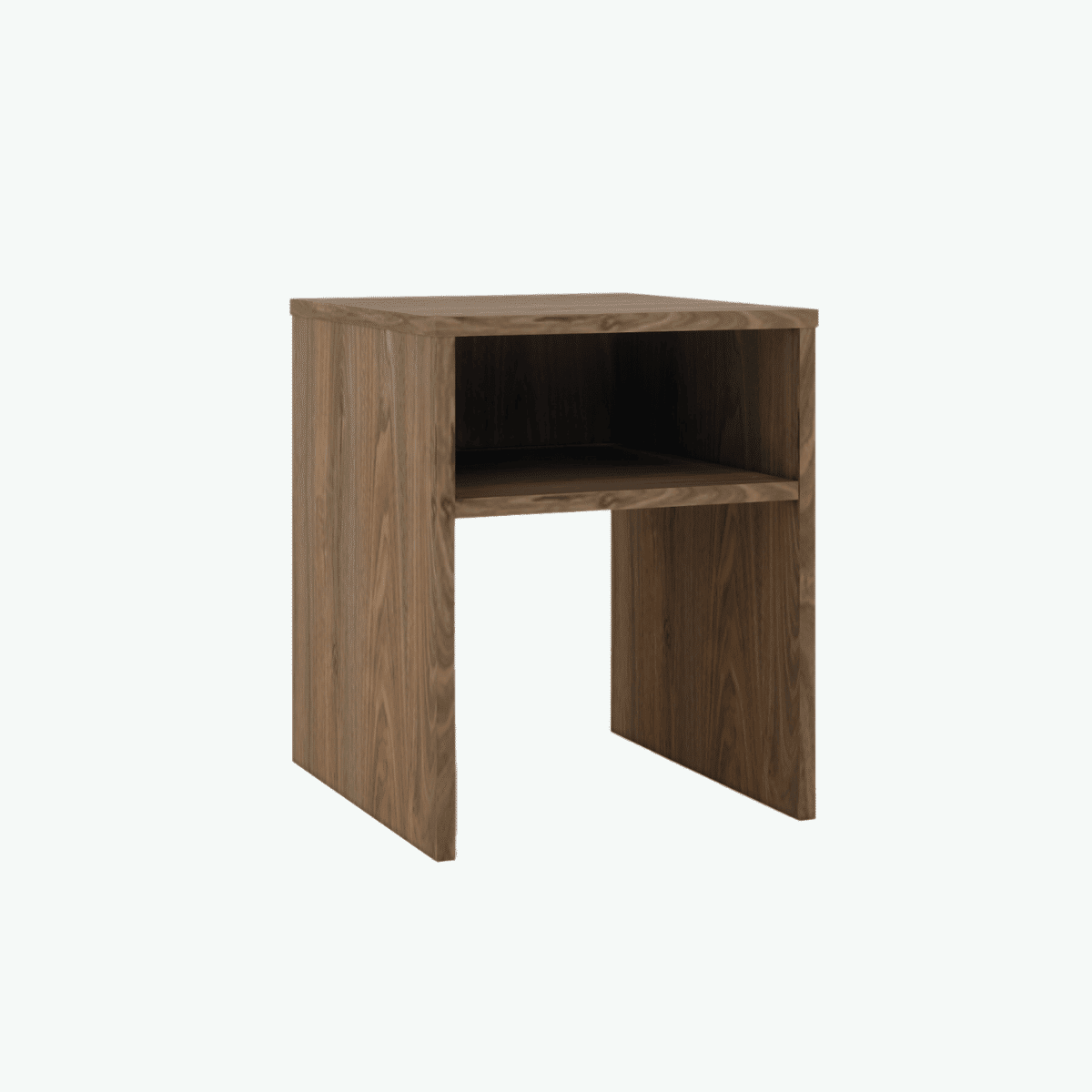 MCF Bedside Table With Shelf