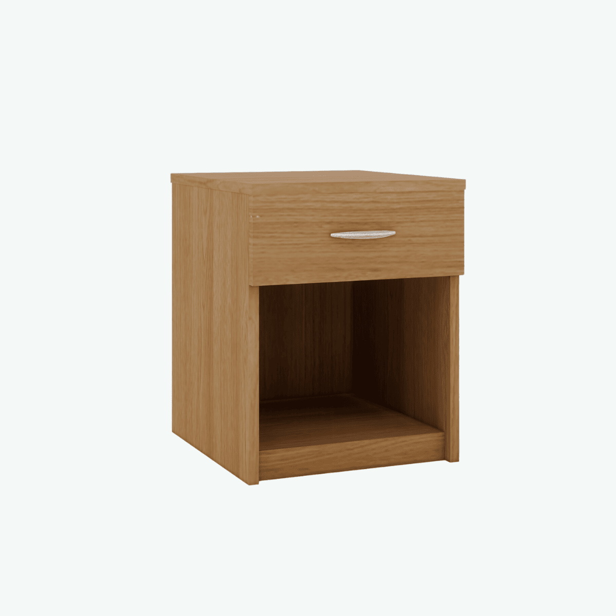 MCF Bedside Table With Top Drawer - Elegant Oak