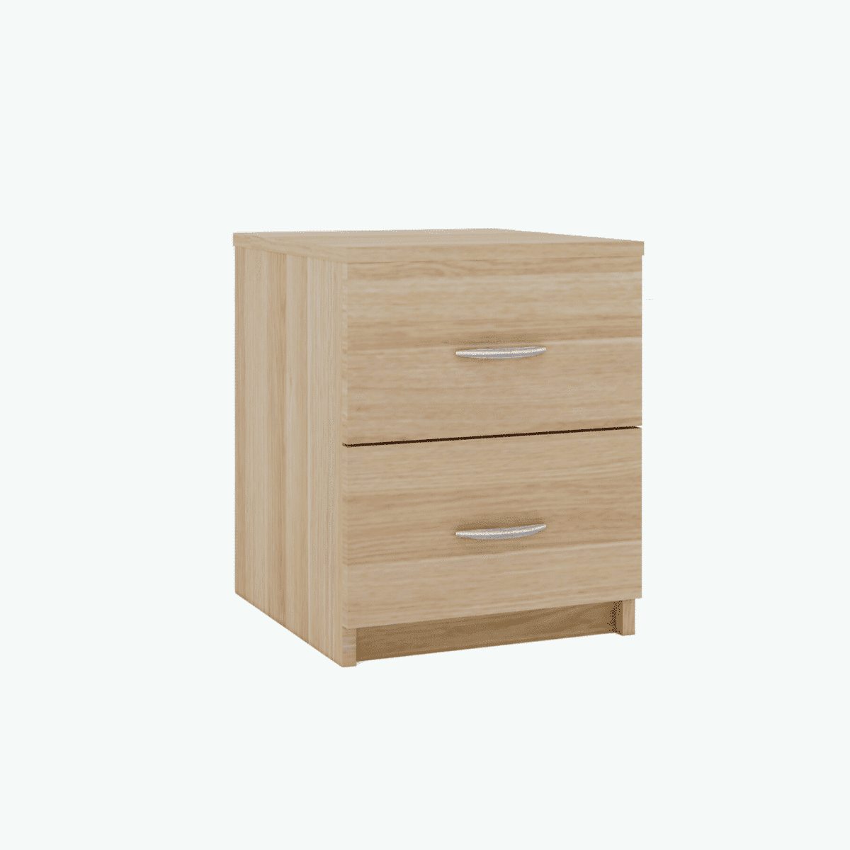 MCF Bedside Table With 2 Drawers