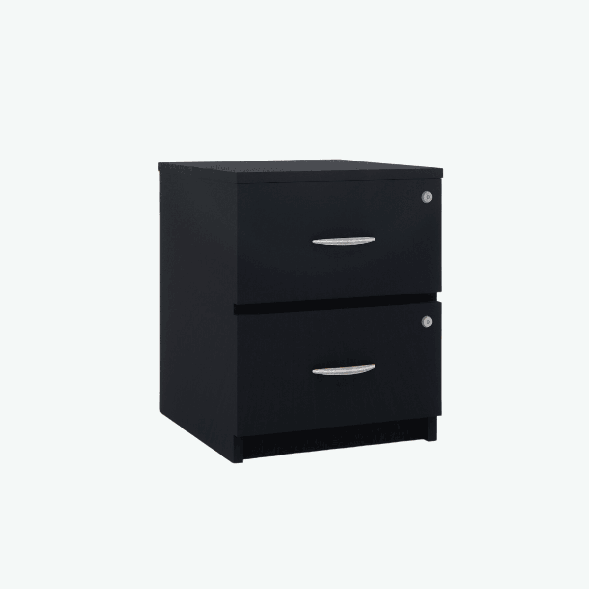 MCF Bedside Table With 2 Drawers (Lockable) - Terril
