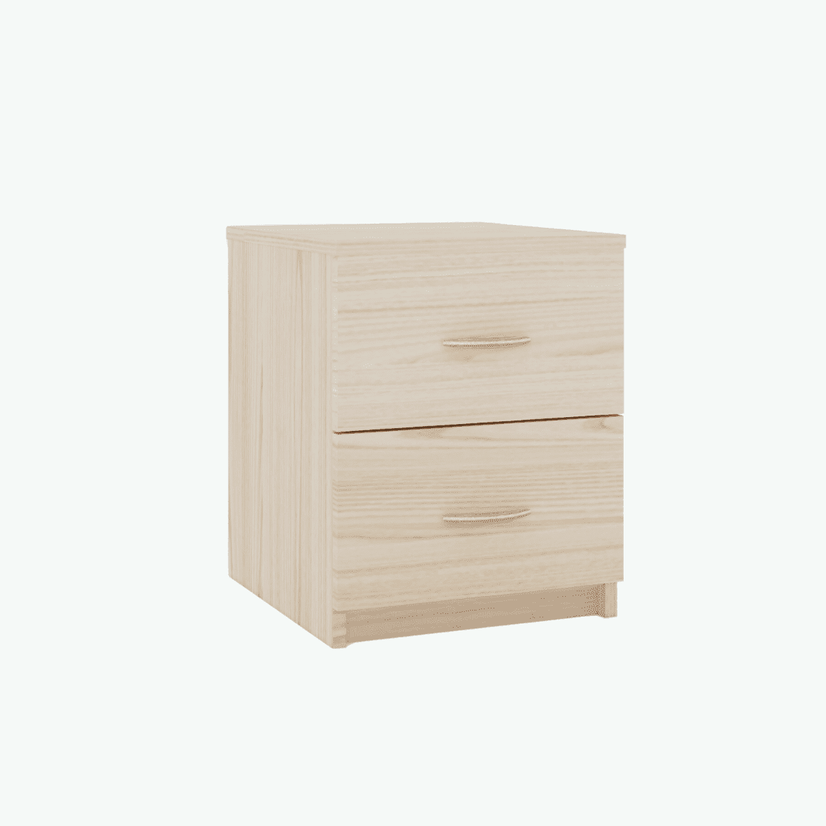 MCF Bedside Table With 2 Drawers - Milkwood