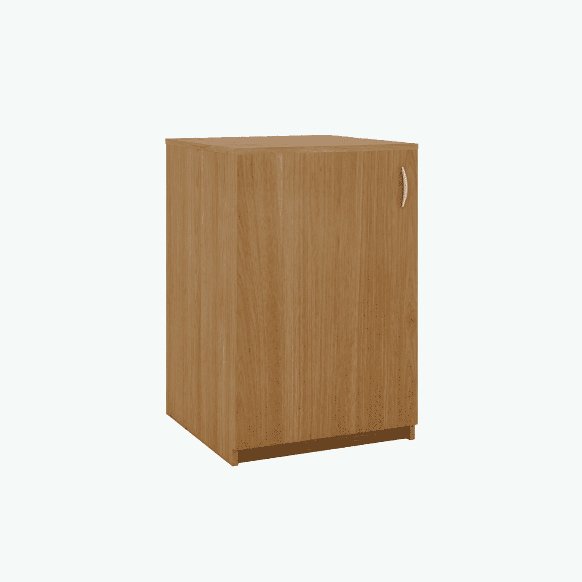 MCF Fridge Hutch With Door - Elegant Oak