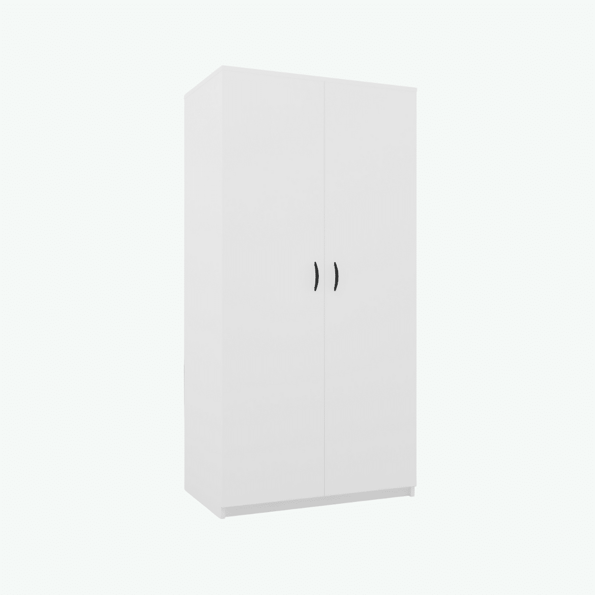 MCF 2 Door Wardrobe - White