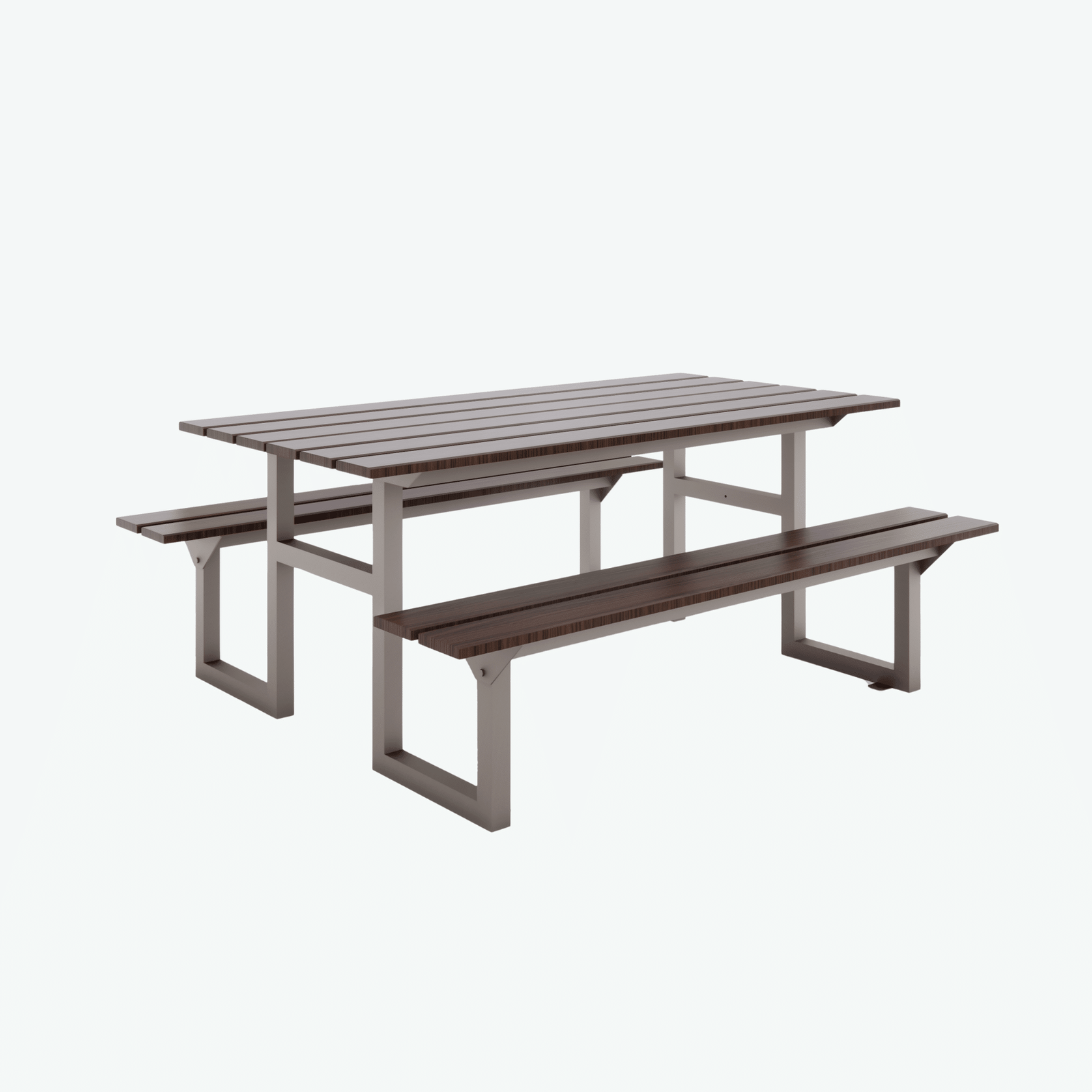 Signature Heavy Duty Utility Picnic Table - Koko Brown